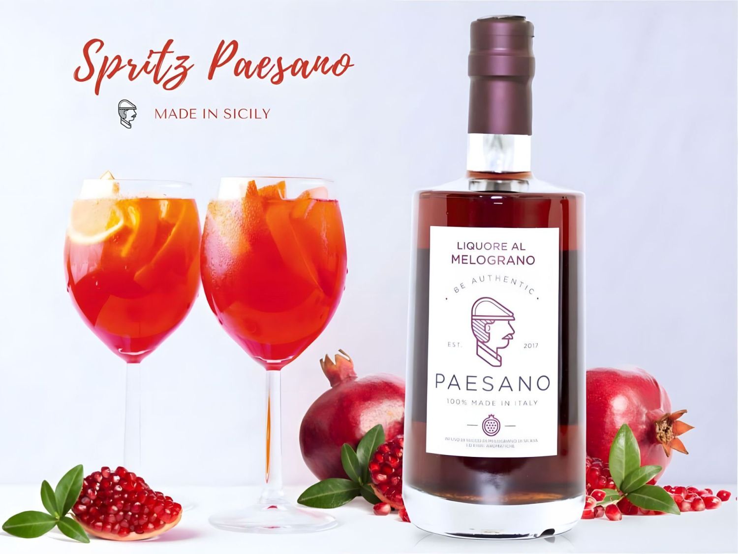 Paesano spritz al melograno
