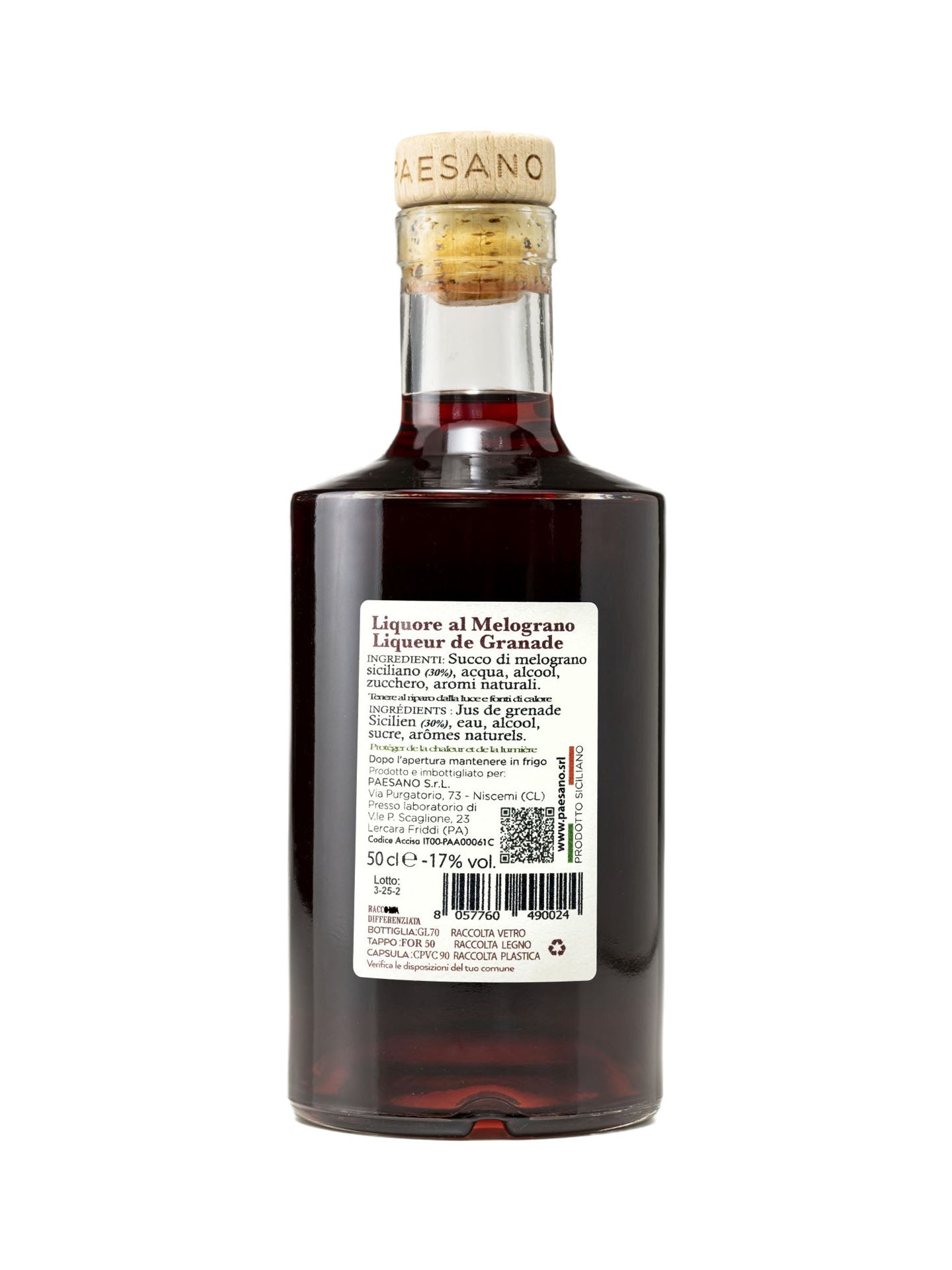 Liquore al Melograno Siciliano