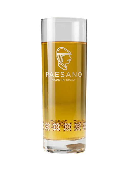 Collins glass with case