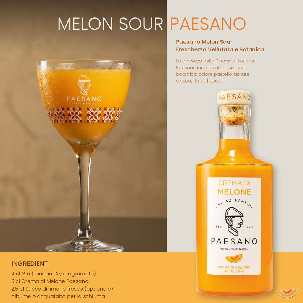 Melon liqueur cream